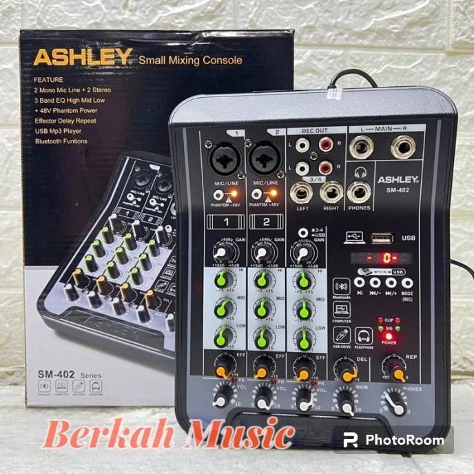 Promo Mixer Ashley Sm402 Sm 402 4Channel Original Sm402