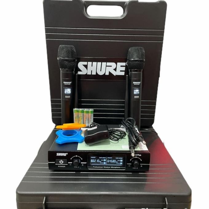 Promo Mic Wireless Shure Ulx9 Plus / Ulx 9 Plus 2 Mic Handle Free Koper