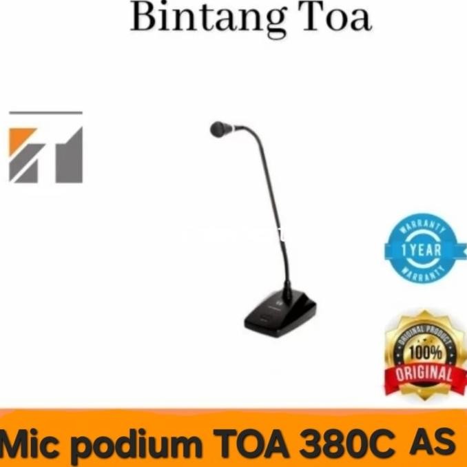 Promo Mic Toa Zm 380C Mic Paging, Chime Microphone Zm 380 C