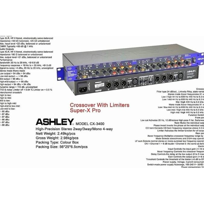Murah Crossover Ashley Cx-3400 / Cx3400 / Cx 3400