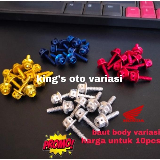 Baut Body Probolt Honda Cnc Probolt Honda Matic Beat Scoopy Vario