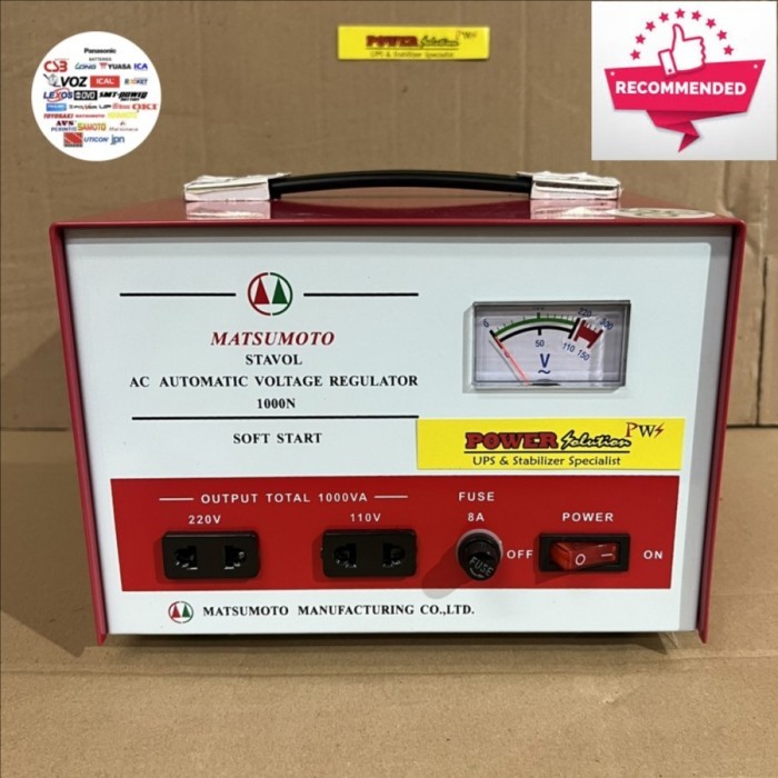 Stabilizer Matsumoto Svc1000N, Stabilizer Matsumoto 1000Va