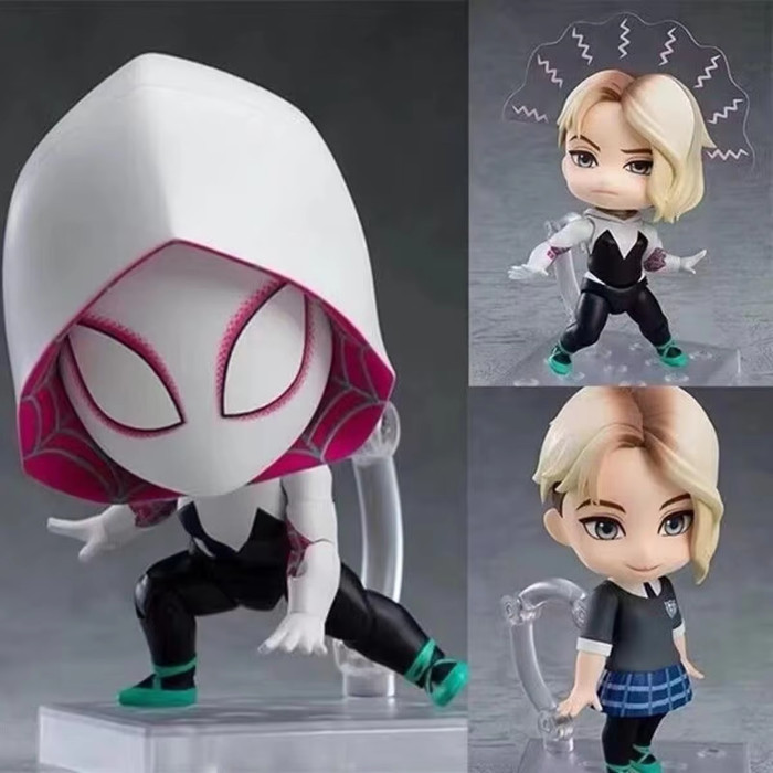 Terlaris Nendoroid Gwen Stacy Action Figure Spiderman Into The Verse