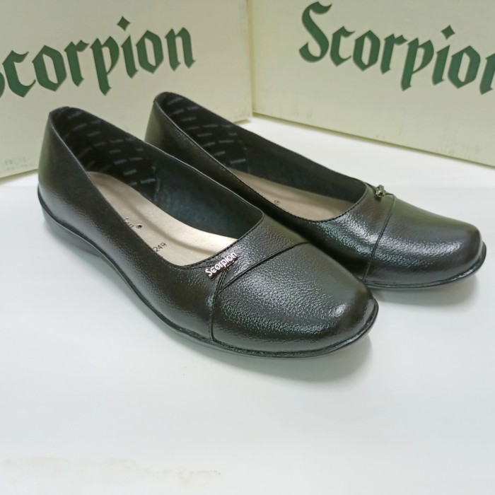 Sepatu Kulit Wanita Scorpion 6249 Original