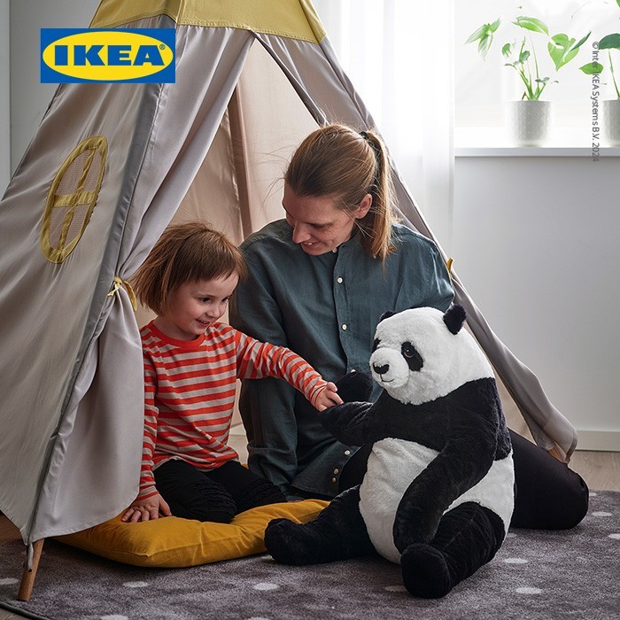 Ikea Djungelskog Boneka Panda 47Cm