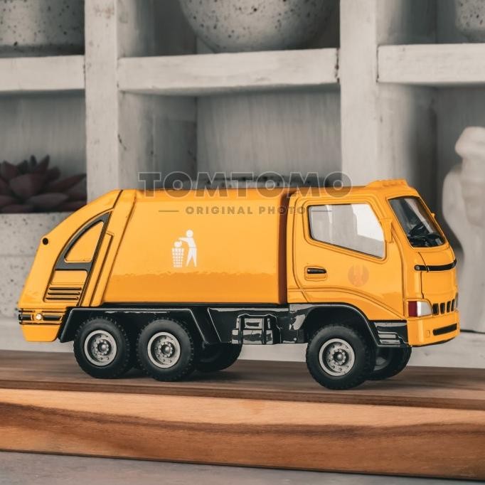 Tomtomo Garbage Truck M Diecast Miniatur Mobil Mobilan Trash Truk Original Dan Terlaris