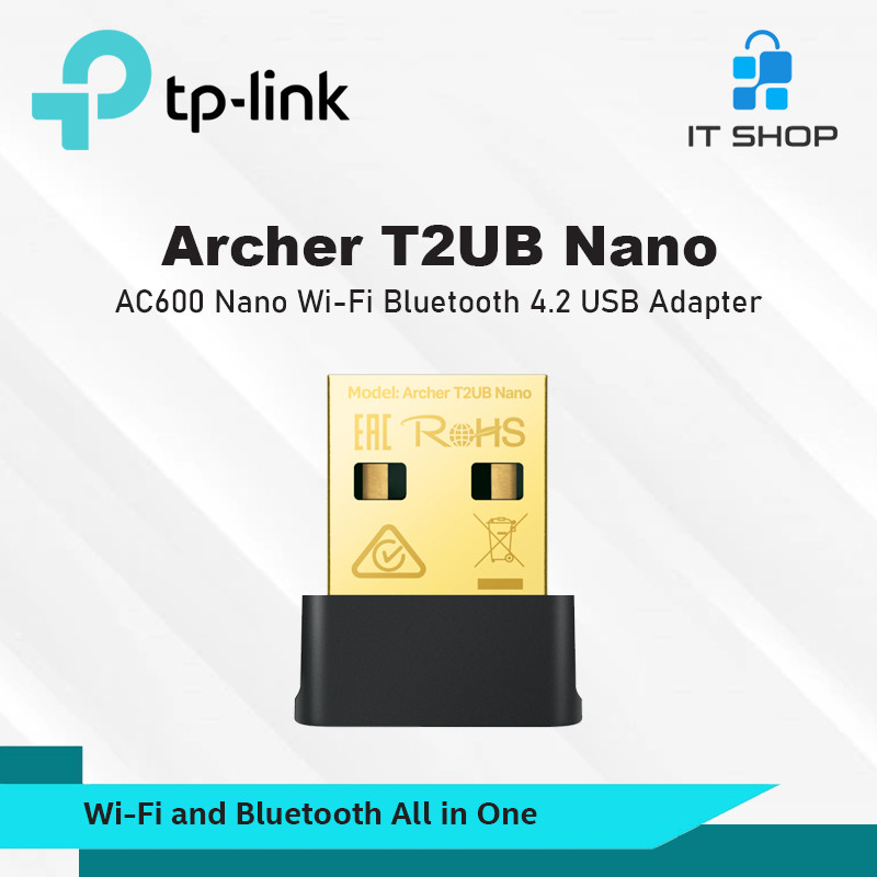 Tplin Tplin Archer T2Ub Ac600 Nano Wifi Bluetooth 4.2 Ub Adapter