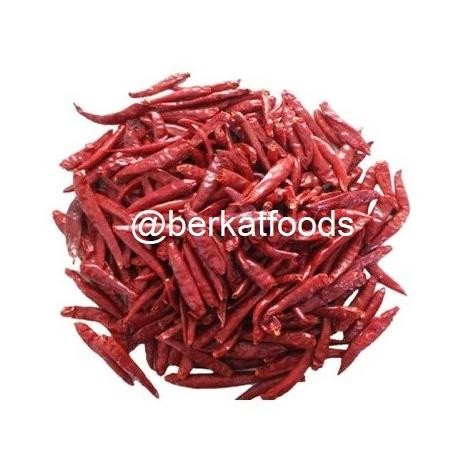 

best produk] Dry Red Teja S17 Chili India / Cabe Rawit Kering Indian / Mirch Chilli