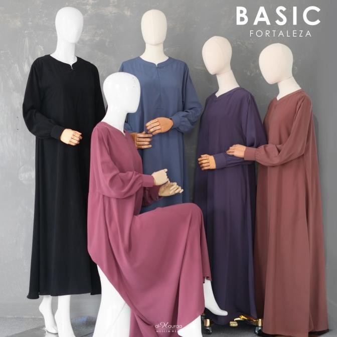 Best Seller Gamis Basic Fortaleza Alhauraa Terbaik