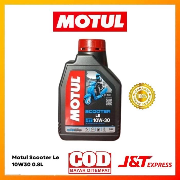 Oli Mesin Motor Matic Motul Scooter LE 10W30 0.8L Vario Scoopy PCX Beat MIO M3 ESP KARBU