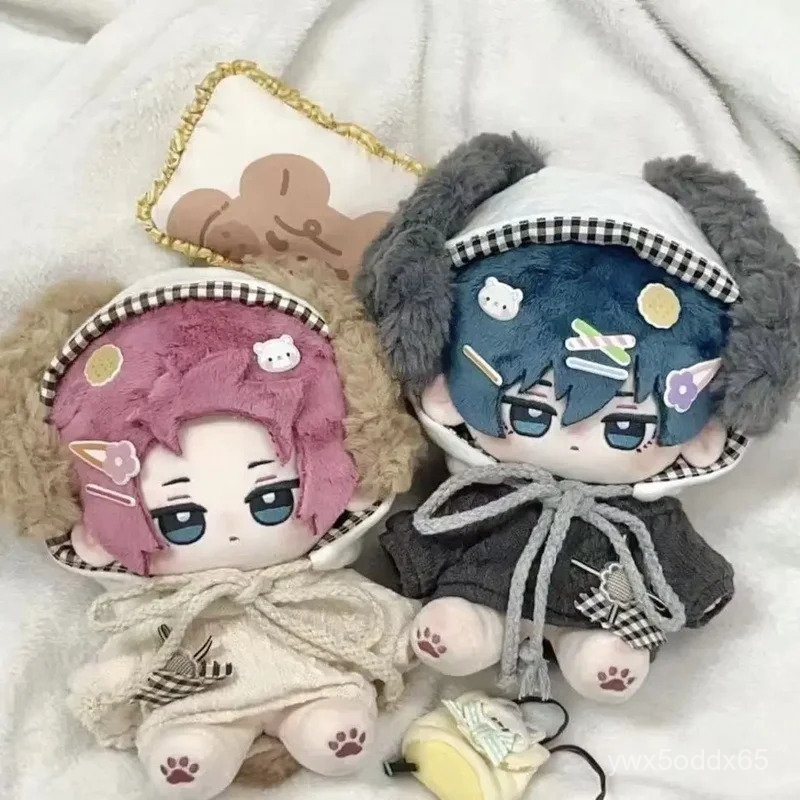 20cm Anime Blue Lock Rin Itoshi Sae Itoshi Venti Dress-up Cotton Doll COS Stuffed Plush Pendant Toys