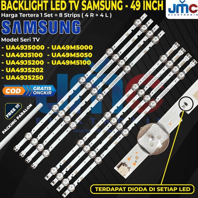 TERBARU - Backlight Tv Samsung Ua49j5000 Ua49j5200 Ua49j5202 Ua49m5000 Ua49j5250