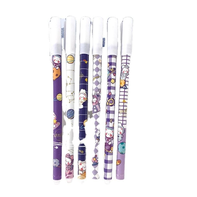 

Isi 10 Pcs Pulpen Gel Bisa Di Hapus Ajaib Erase Pen Lucu Karakter Sekolah