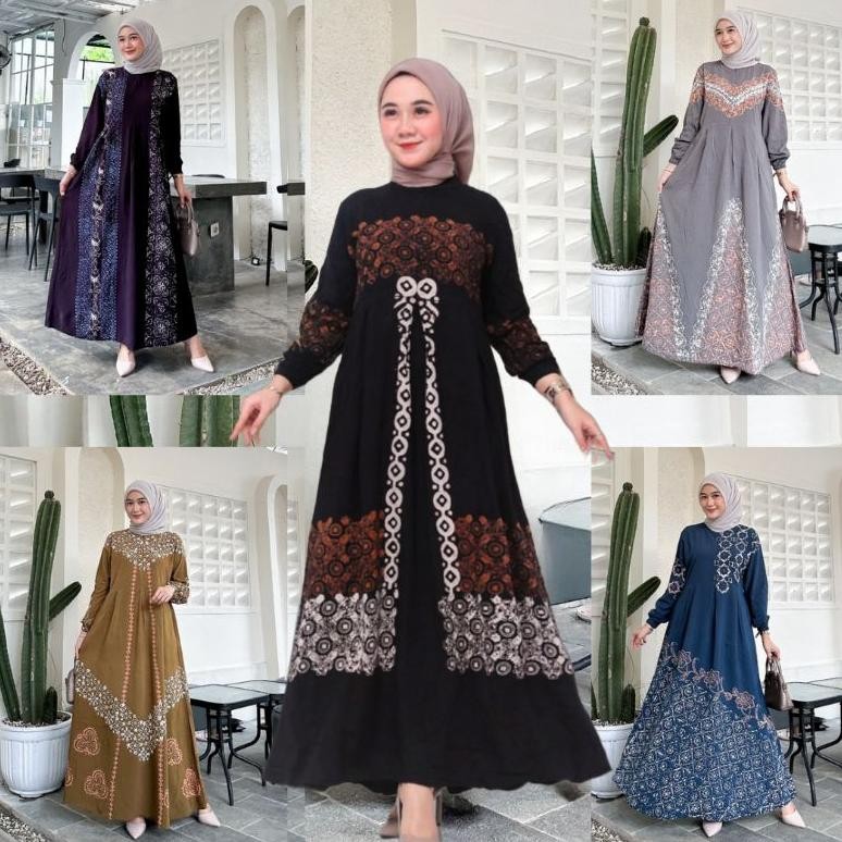 ed-7 Gamis twill | gamis twill ori pekalongan | gamis cap rayon premium candi mekar | gamis twill Or