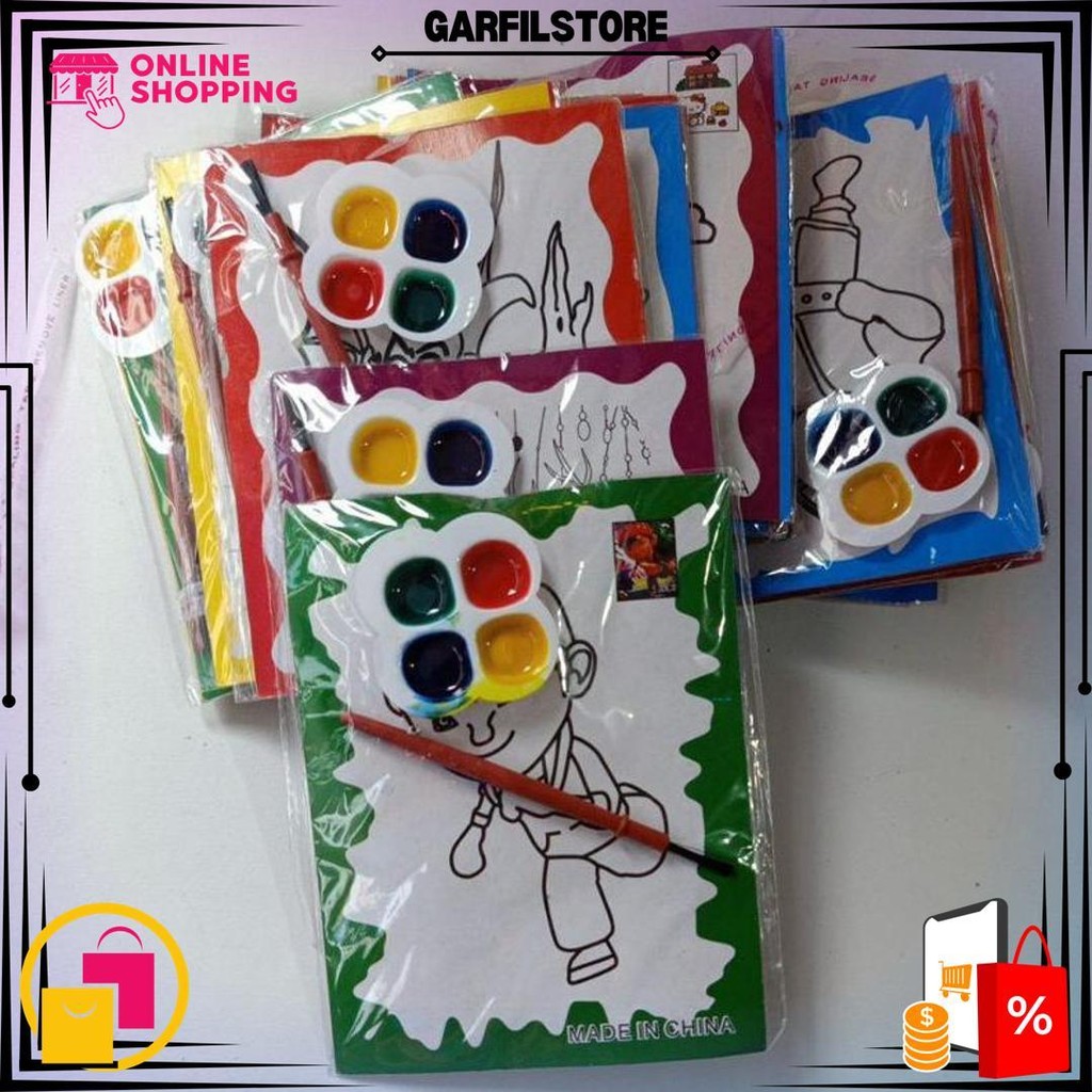 

20 Pcs Mewarnai Cat Air Kecil D Promo 3.3