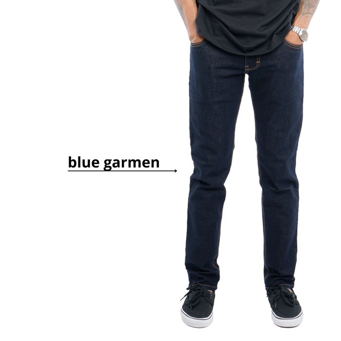 Celana Jeans Pria Panjang Slim Fit Jumbo