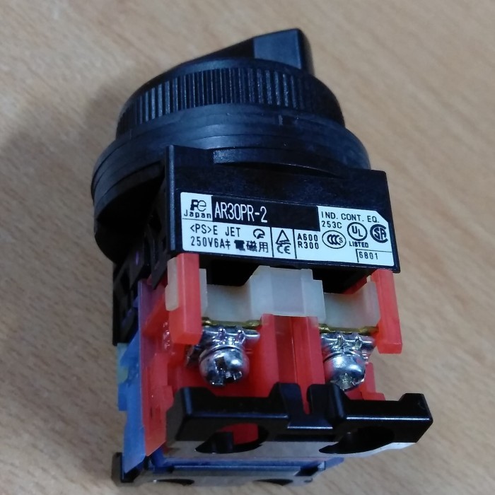 New Selector Switch 30Mm 30 Mm 2P 2 Posisi Ar30Pr 211B Fuji Original Ar30