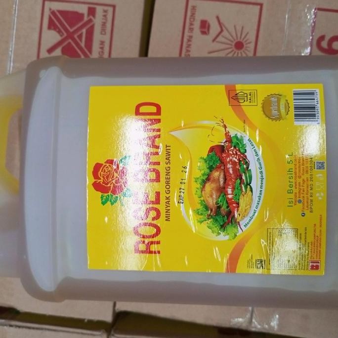 

Minyak Goreng Rose Brand 5 Liter Dirijen Oil Original Dan Terpercaya