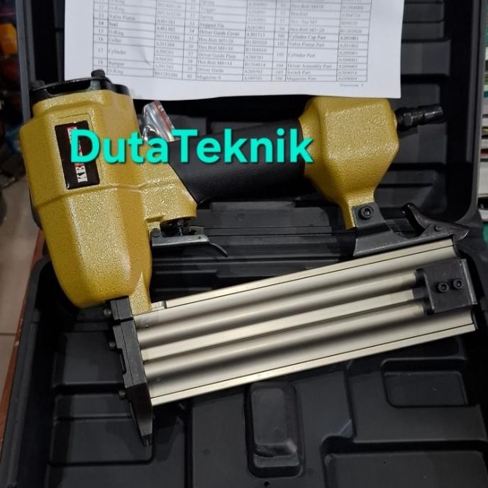 

Terlaris Air Nailer Staples Tembak Paku I F50 Angin Kompresor Body Besar 50 Mm Ready Stok