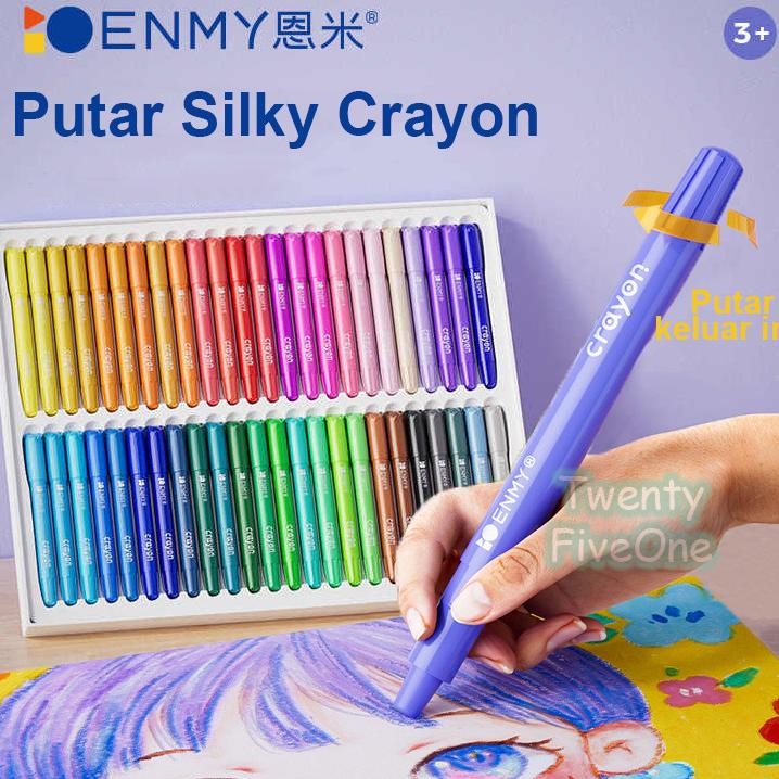 

In Tocrayon Wahable Crayon Rotating Core Uitable For Children Drawing