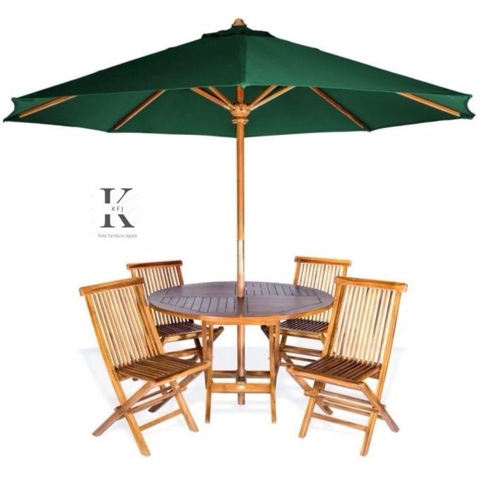 CO Meja payung Taman Outdoor kursi meja outdoor kursi cafe meja cafe