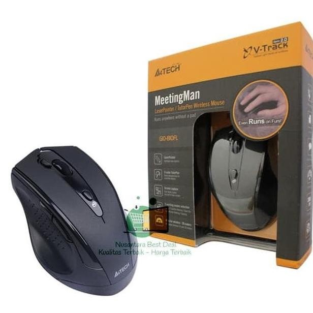CO DISKON HARI INI A4TECH LASER POINTER MOUSE G10-810FL WIRELESS,