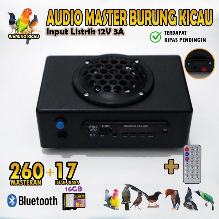 MASTERAN BURUNG KICAU TERBAIK KUAT DIGITAL AUDIO BURUNG KICAU KODE 112