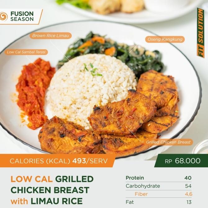 

READY LOW CAL AYAM BAKAR KECAP WITH LIMAU RICE |HEALTHY CATERING PREP MEAL