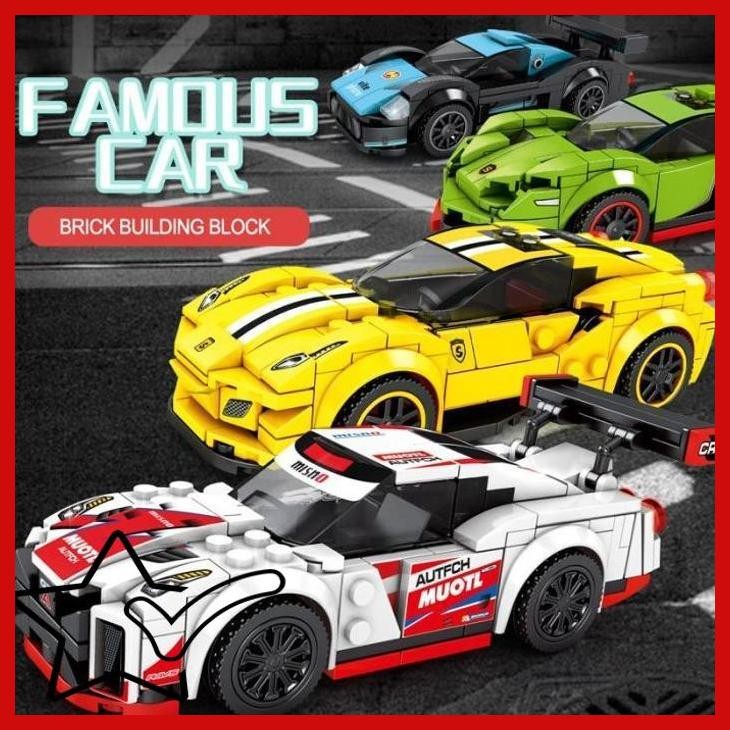 [KHR] SEMBO 607093 - 607096 SPORT CAR MOBIL BRICK BLOCK