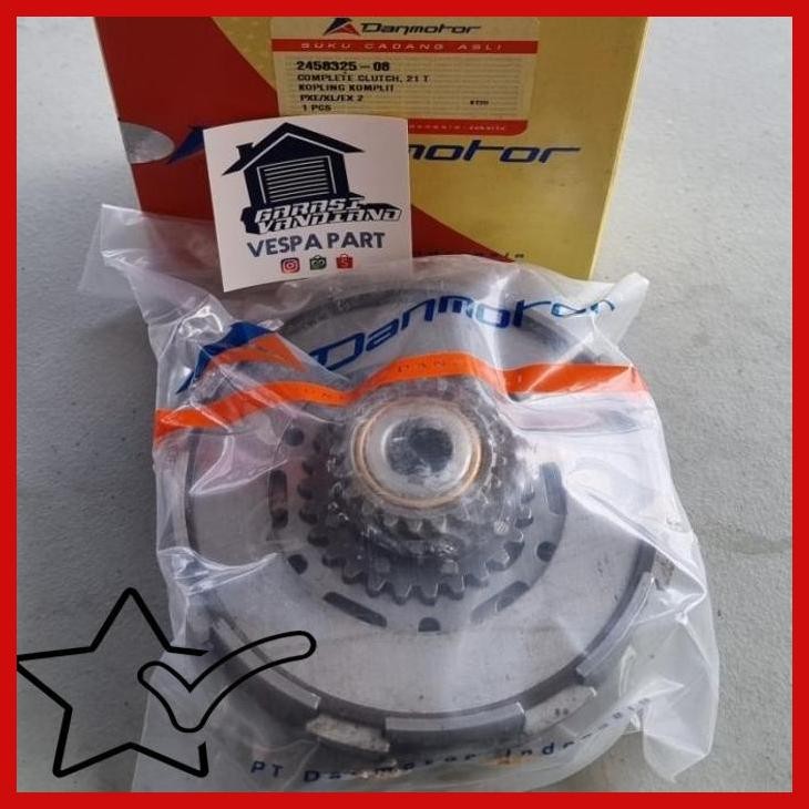 [GVD] KOPLING SET BESAR GIGI 21 PER 7 VESPA EXCEL PXE SPARTAN DANMOTOR