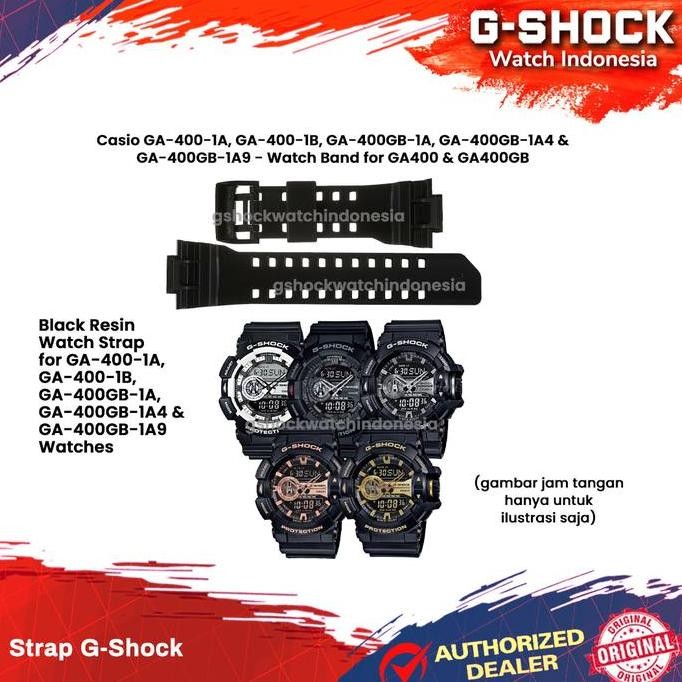 promo tali strap g-shock ga-400 ga400 ga-400gb ga400gb ga 400 original