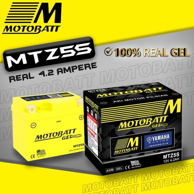 Ori - AKI MOTOR HONDA BEAT FI SW MOTOBATT MTZ5S AKI KERING GARANSI 2 BULAN