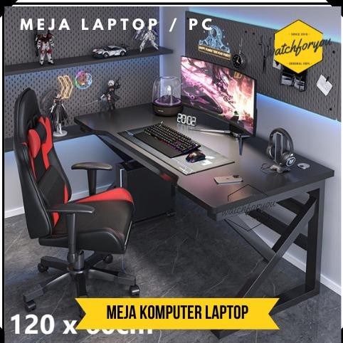 CO MEJA KOMPUTER LAPTOP GAMING ADJUSTABLE PC DESK STABLE FRAME DIY RAKIT