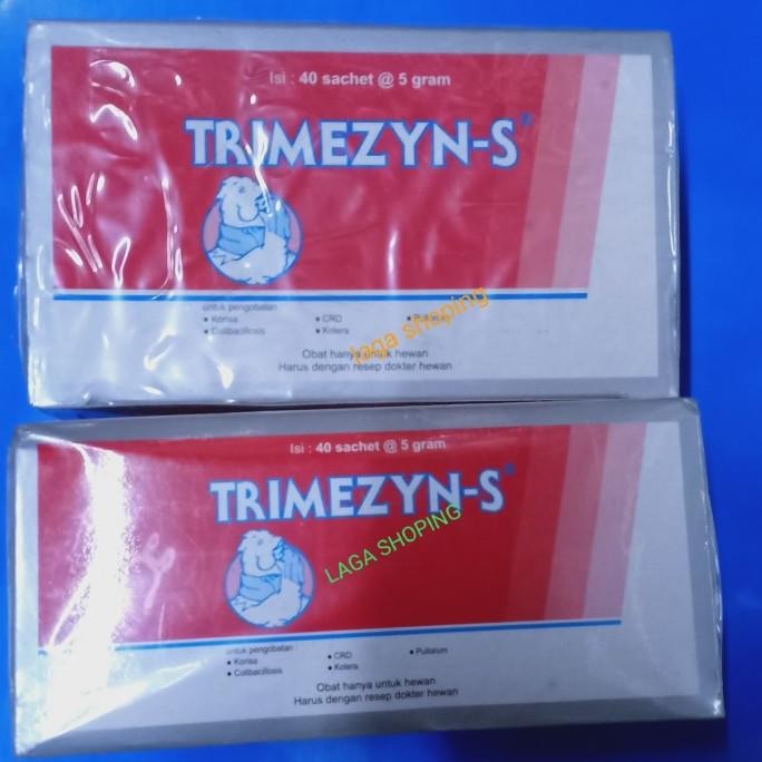 

READY TRIMEZYN S 1DS 40BKS PERBKS 5GRAM AYAM SAKIT VITAMIN CEGAH BURUNG