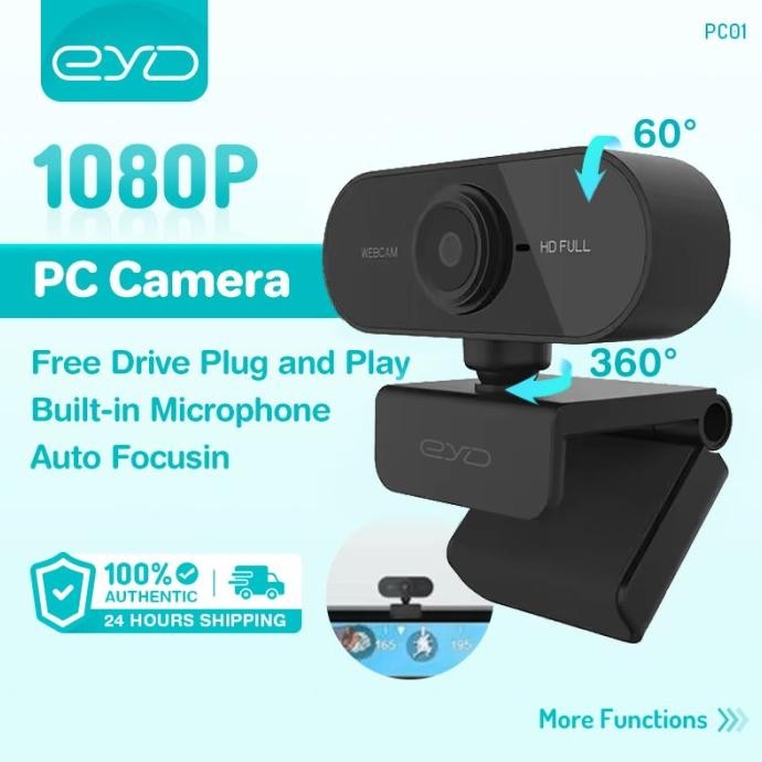 CO EYD PC01 Webcam Laptop USB 4K Web Camera FHD IP Kamera PC 1080P With Stereo Beauty Plug and Play