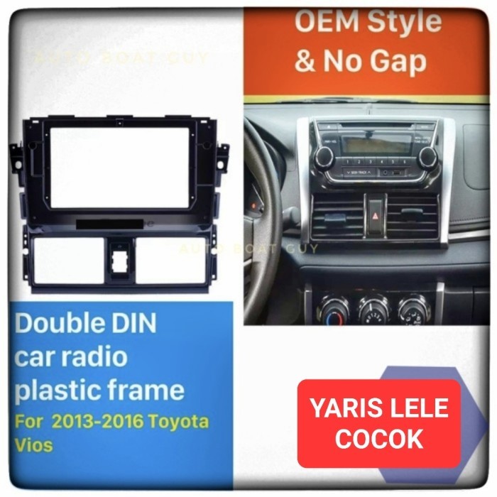 Frame Headunit Vios Limo Gen 3 Gen3 Oem Style No Gap Android 10 Inch