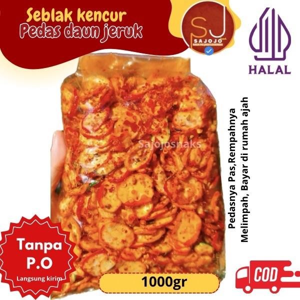 

PRODUK TERBATAS 1000gr Kerupuk Seblak Bantat Pedas kencur Camilan Food Snack Cemilan Makanan Keripik