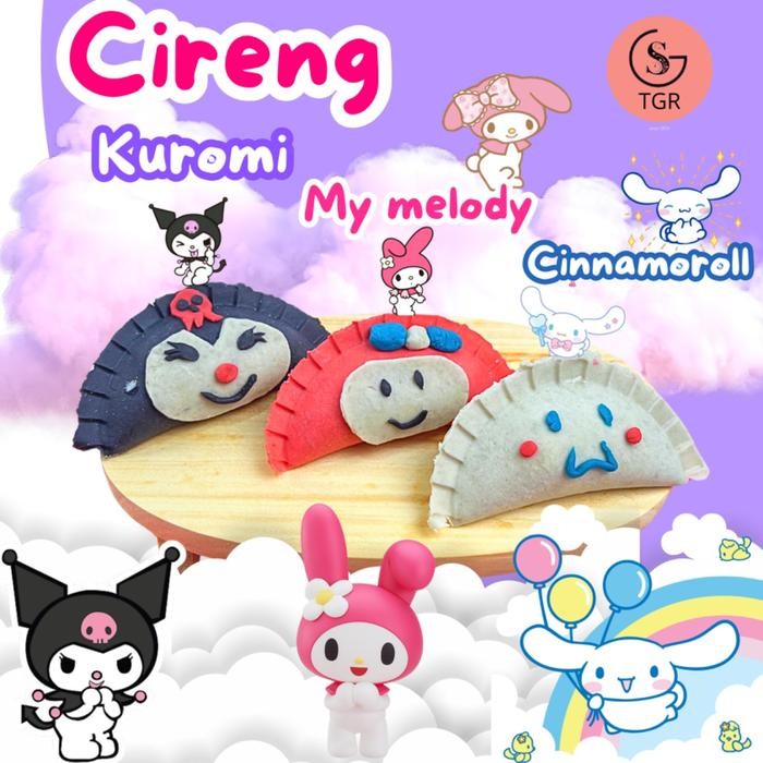 

NEW MIX CIRENG DAPAT 3 (MY MELODY,CINNAMOROLL,KUROMI) ISI 3 PCS Goreng Minyak Paket Camilan Karakter