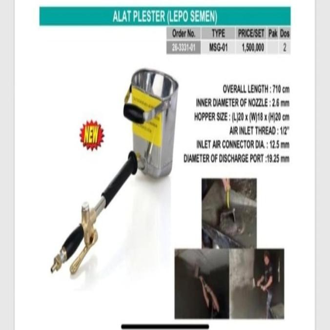 NEW WIPRO Alat Plester Lepo semen - Mortar Spray gun Murah