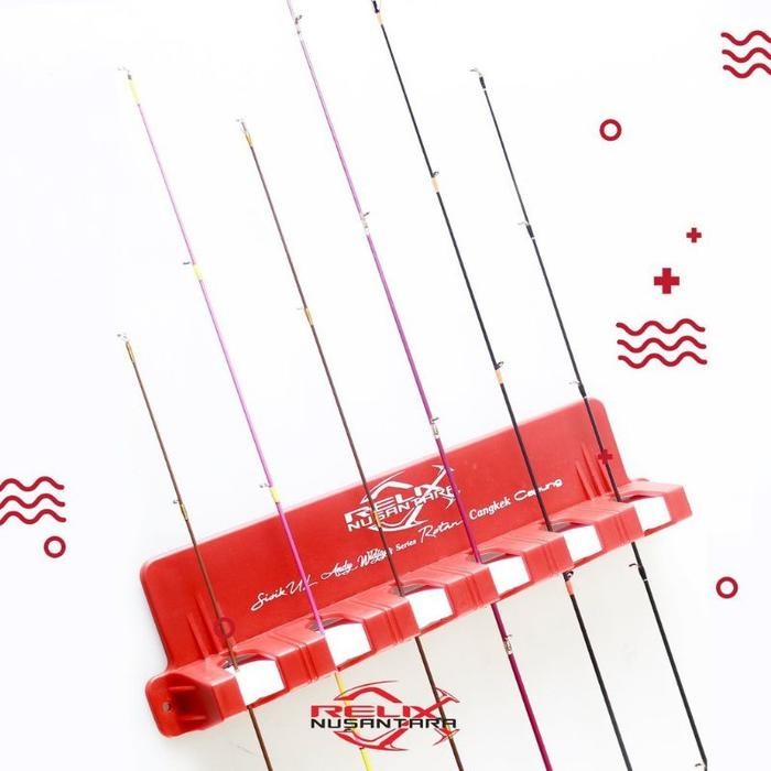 Rod Rack Rak Dinding Joran Pancing Relix Nusantara