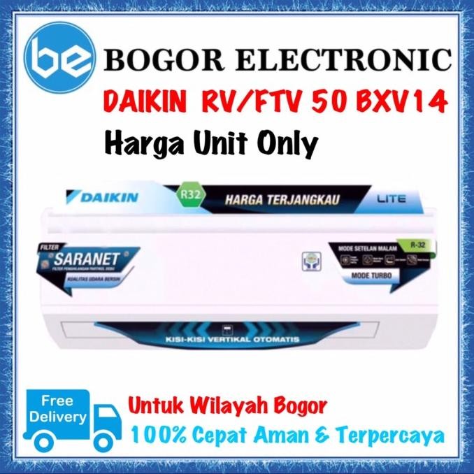 Promo Ftv50Bxv14 | Rv50Bxv14 | Ac Daikin 2 Pk | Ac 2 Pk | Daikin | Malaysia