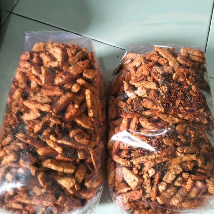 

BERMUTU Basreng stik pedas sedang daun jeruk 1kg food