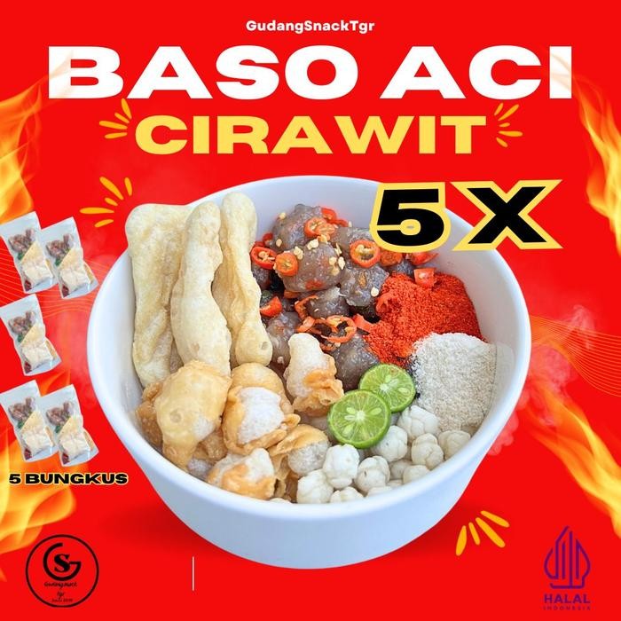 

PROMO [LIVE] 5 Bungkus Baso Aci Cirawit Dengan Cabai Rawit Hotpot Instan Food Pedas Seblak