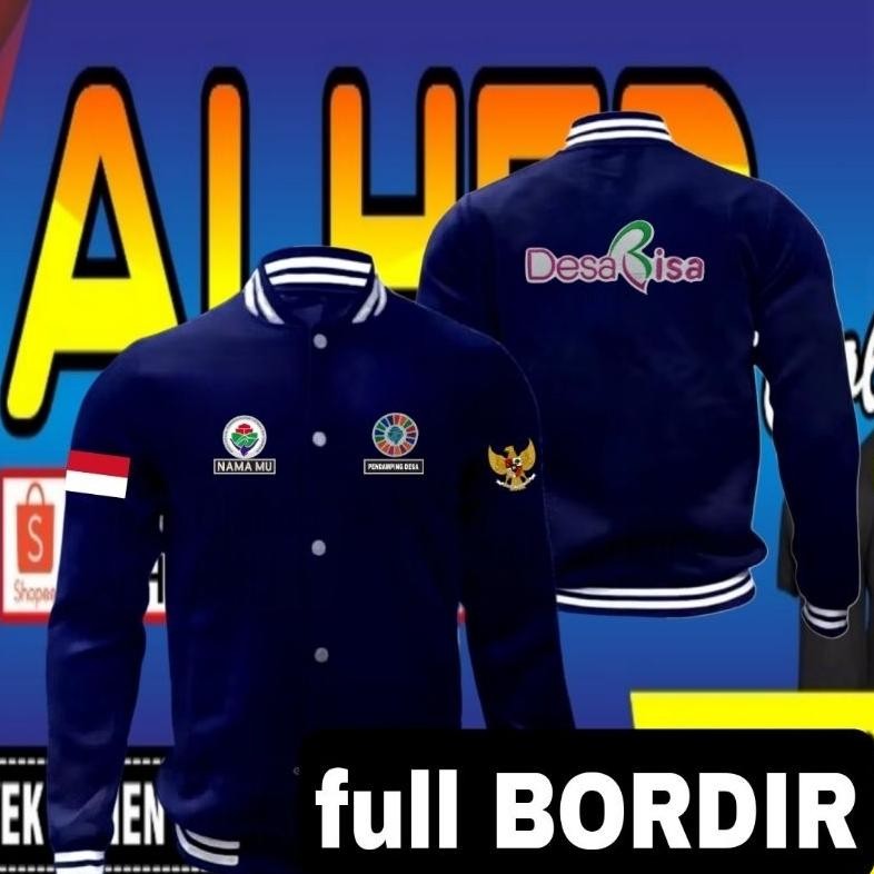 Jaket Bordir Kemendesa Jaket Kemendesa Jaket Kementerian Desa Jaket Pendamping Desa Jaket Sdgs Desa 