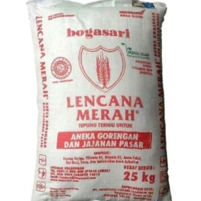 

Terigu LENCANA MERAH 25 KG