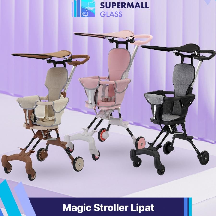 G Cod Troller Baby Ereta Dorong Bayi Balita Magic Troller Lipat Travelling Troller Cabin Ize