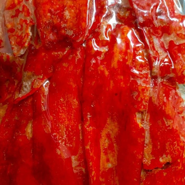 

TERPERCAYA PRODUK TERBARU KERUPUK SANJAI BALADO PEDAS MANIS UKURAN PANJANG 300 GR FOOD SNACKS READYY