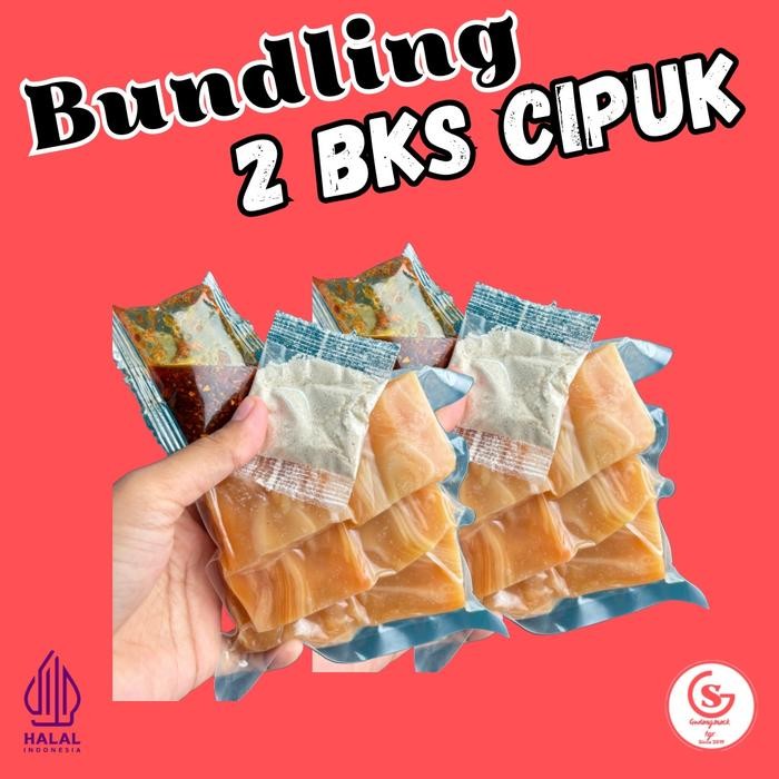 

KOMPLIT Bundling 2 Bungkus Cipuk Aci Kerupuk Chilli Oil Pedas Cemilan Gurih Chili Food Noodles