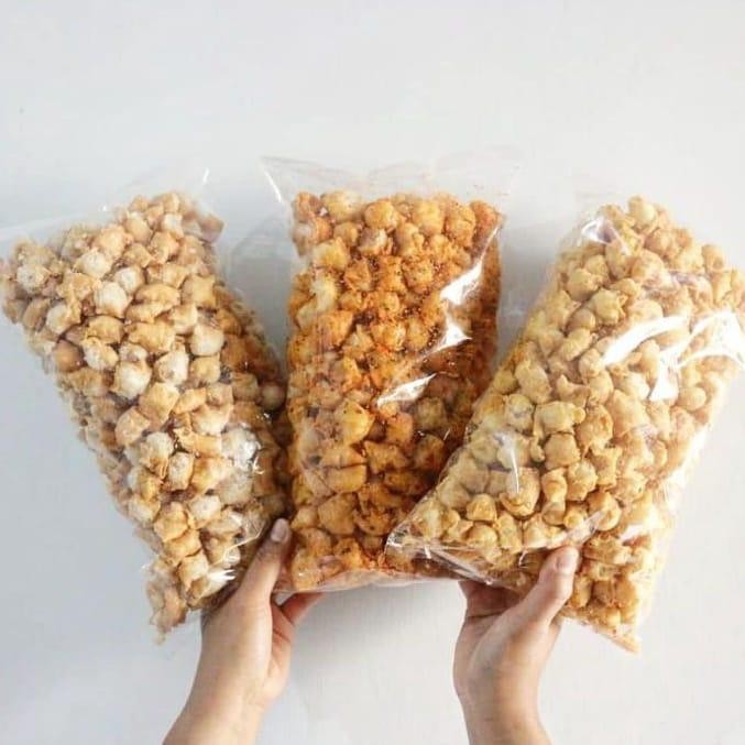 

GRATIS ONGKIR Siomay Mini Kering 500 GRAM Toping Cuanki Baso Aci Seblak Keripik Snack Cemilan Pedas
