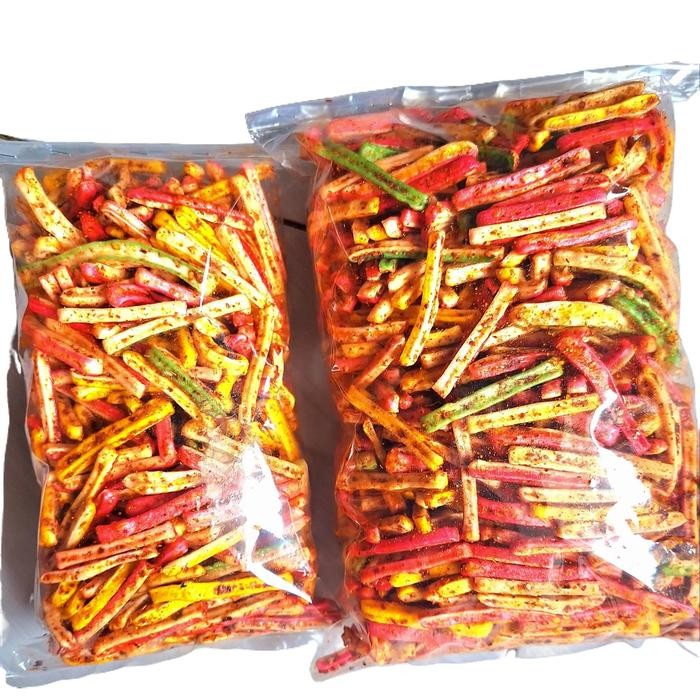 

TERUJI Seblak Beton 1kg / Seblak Kerupuk Jaat 1kg Food Noodles Pedas basreng beton Goreng
